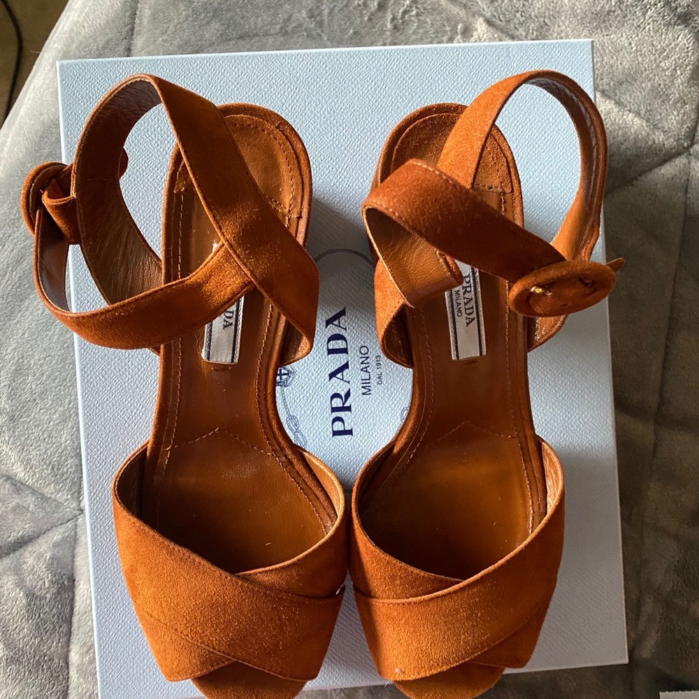 Prada platform sandal